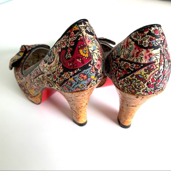 Unlisted brocade style print pumps - Picture 6 of 6
